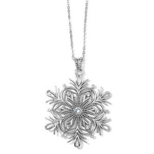 Brighton Silver Snowflake Necklace - nwt